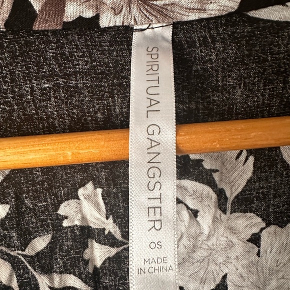 Spiritual Gangster Kimono Womens One Size Floral Cover Up Maya Bohemian Robe - Picture 10 of 16